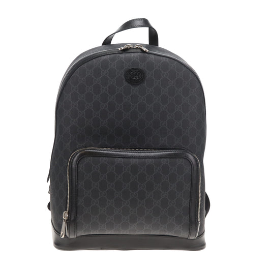 Gucci Backpack GG Supreme Charcoal