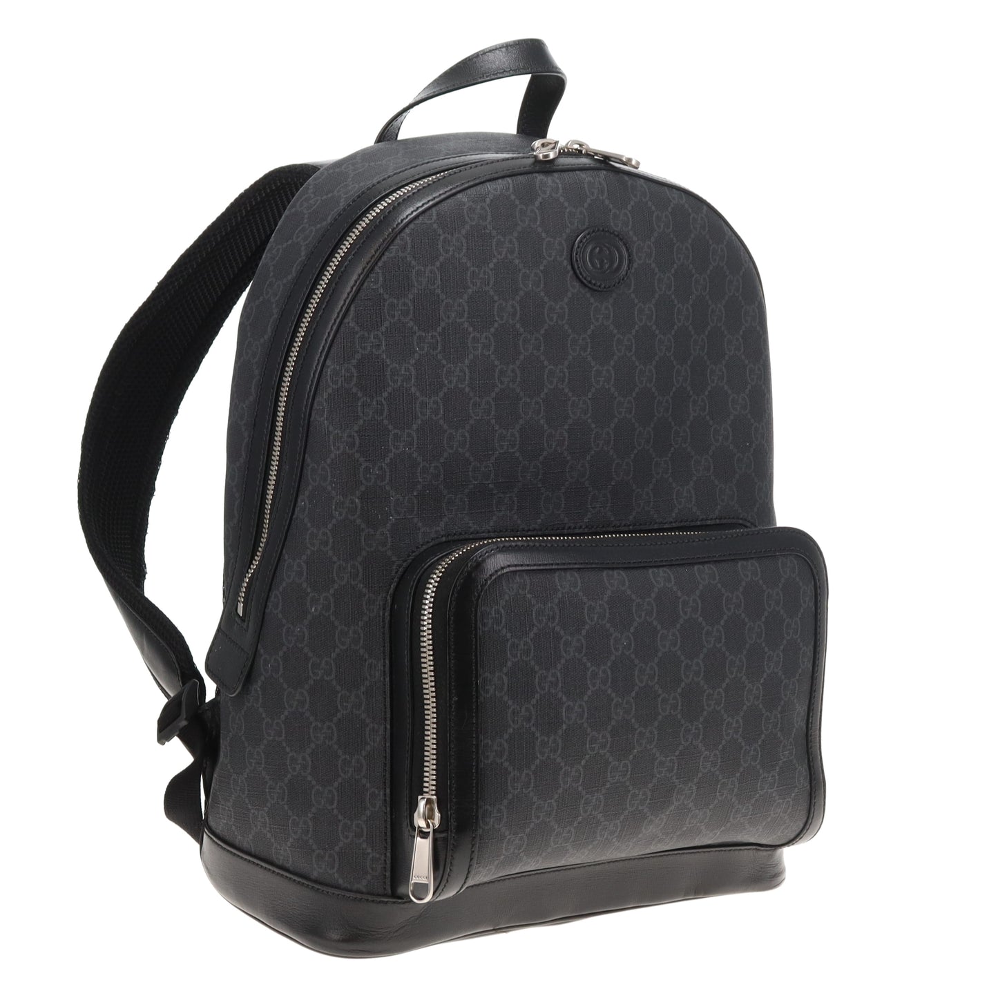 Gucci Backpack GG Supreme Charcoal