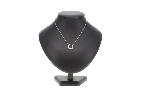 Tiffany & Co Lucky Horseshoe Sterling Silver Pendant On Chain