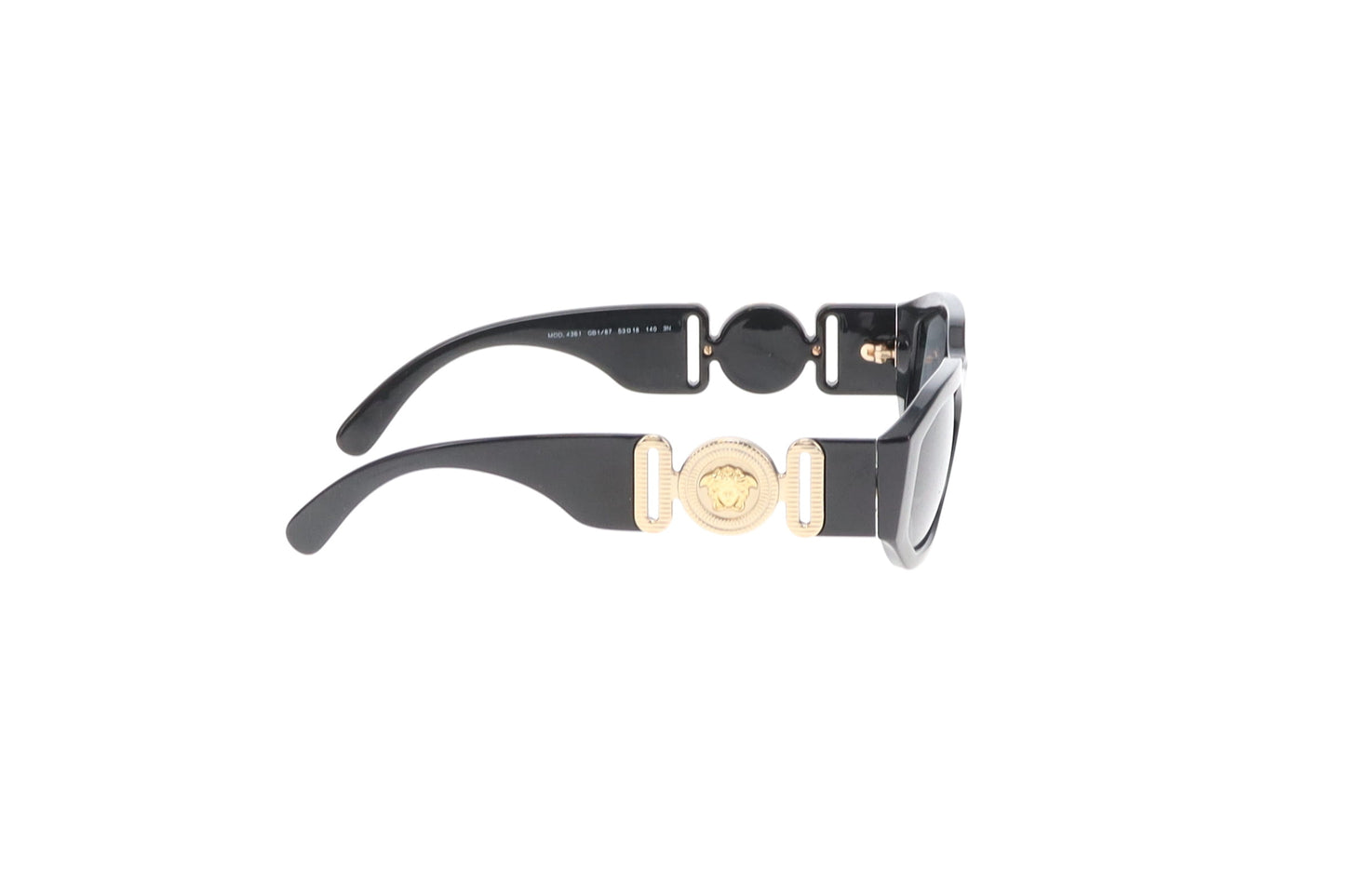 Versace Sunglasses Black Medusa Arm