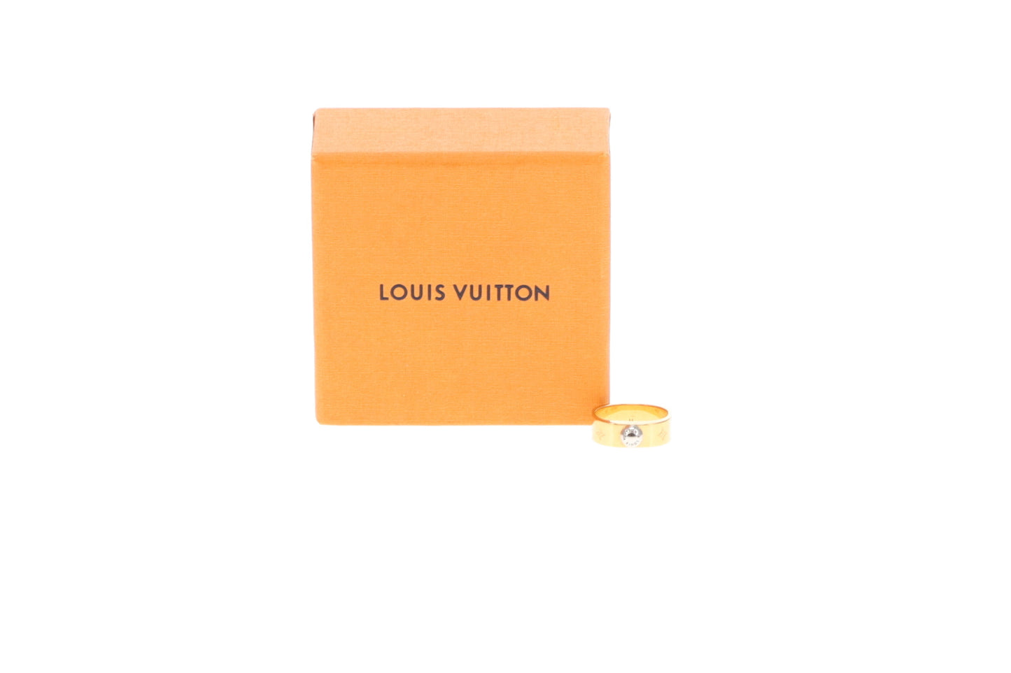 Louis Vuitton Nanogram Ring Gold/Silver Tone (M - size 54)