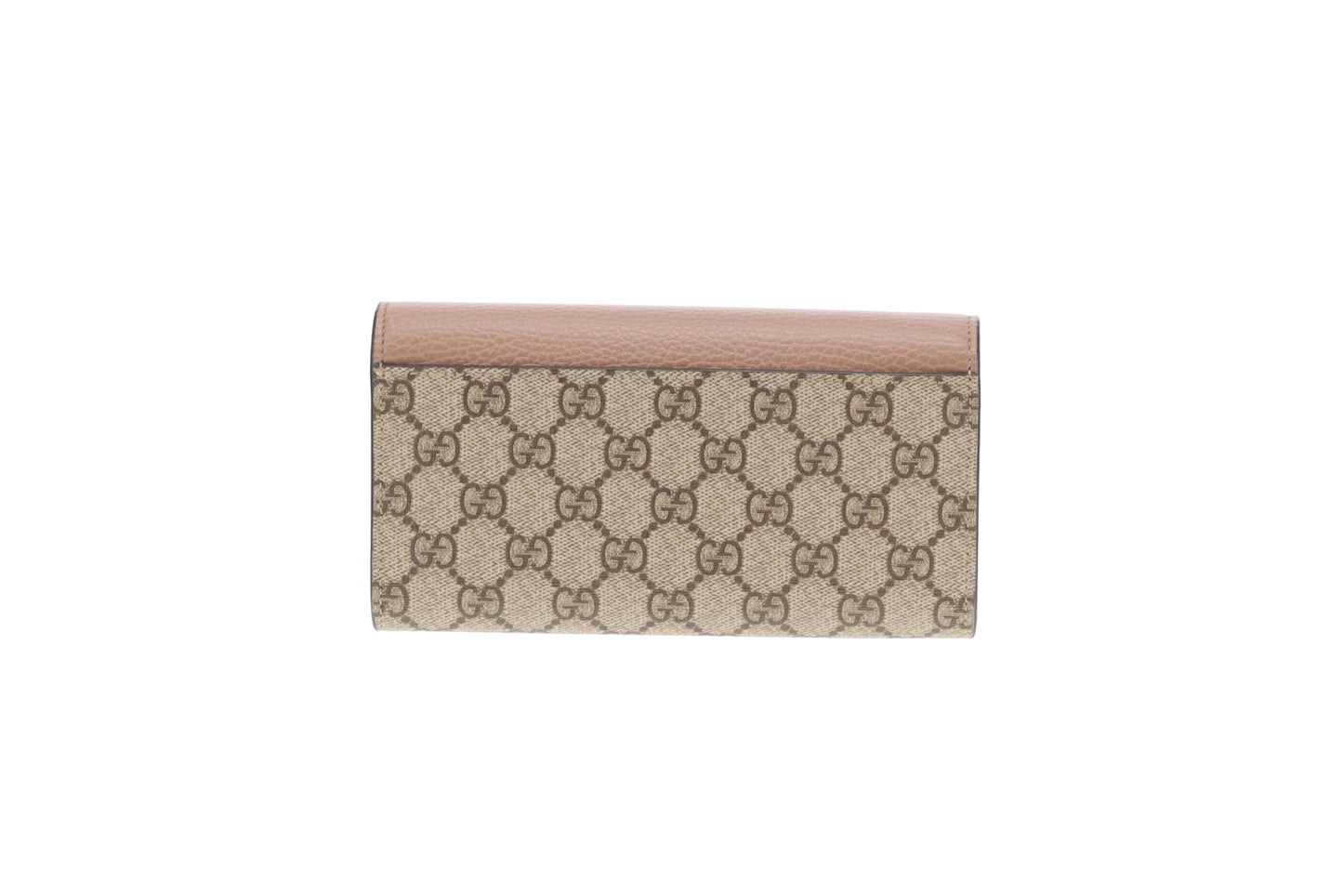 Gucci Marmont Continential Wallet Dusty Pink and GG Supreme