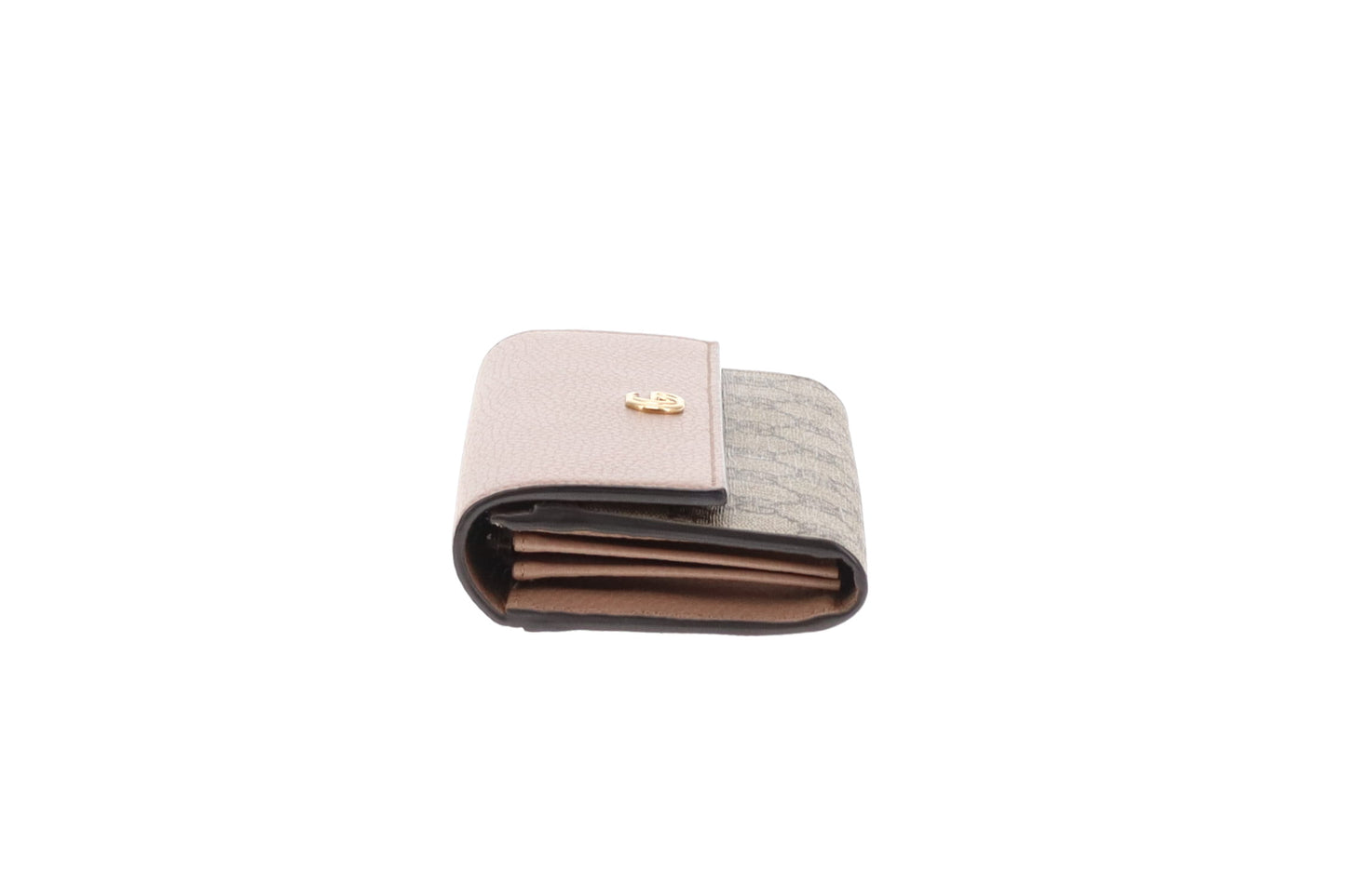 Gucci Marmont Continential Wallet Dusty Pink and GG Supreme