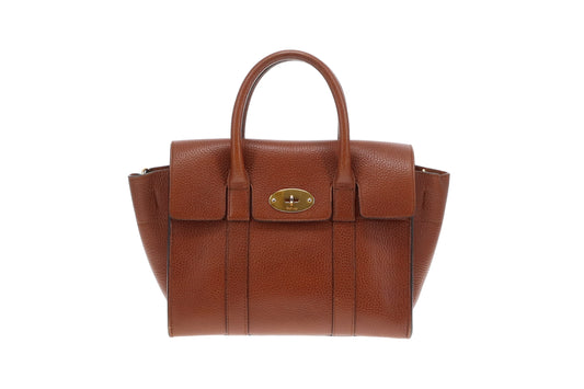 Mulberry Bayswater Satchel Classic Grain Oak GHW