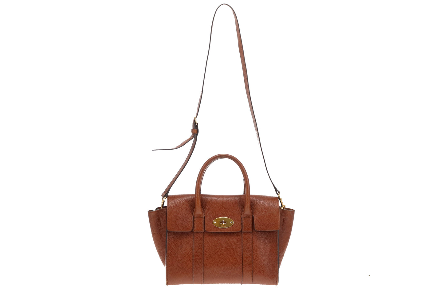 Mulberry Bayswater Satchel Classic Grain Oak GHW