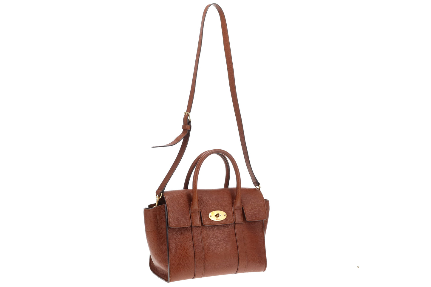 Mulberry Bayswater Satchel Classic Grain Oak GHW