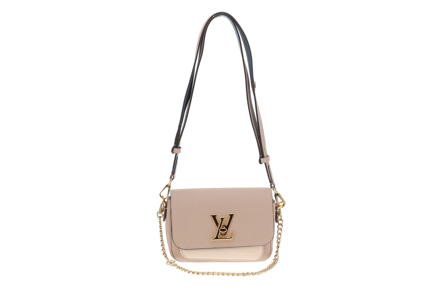 Louis Vuitton LockMe Tender Greige Leather (NFID)