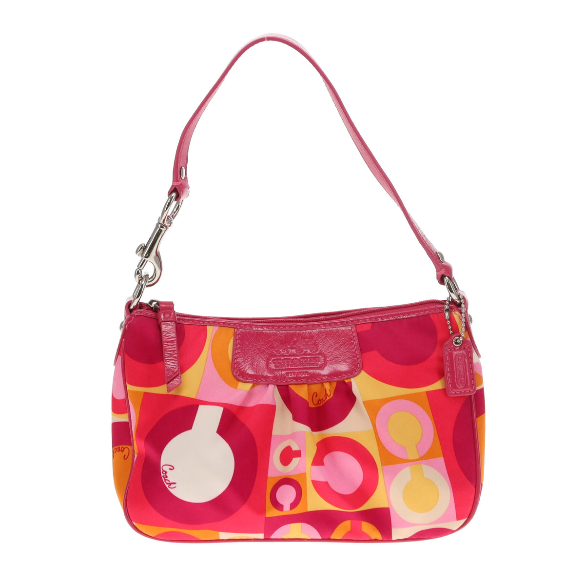 Coach Multicolour C Logo Small Shoulder Bag With Pouch
