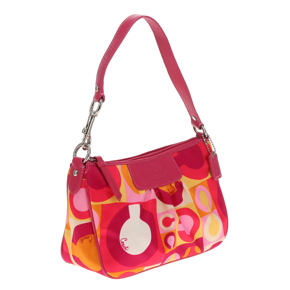 Coach Multicolour C Logo Small Shoulder Bag With Pouch