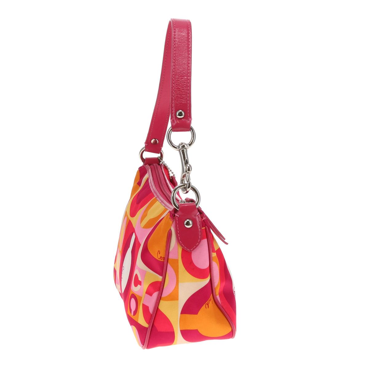 Coach Multicolour C Logo Small Shoulder Bag With Pouch