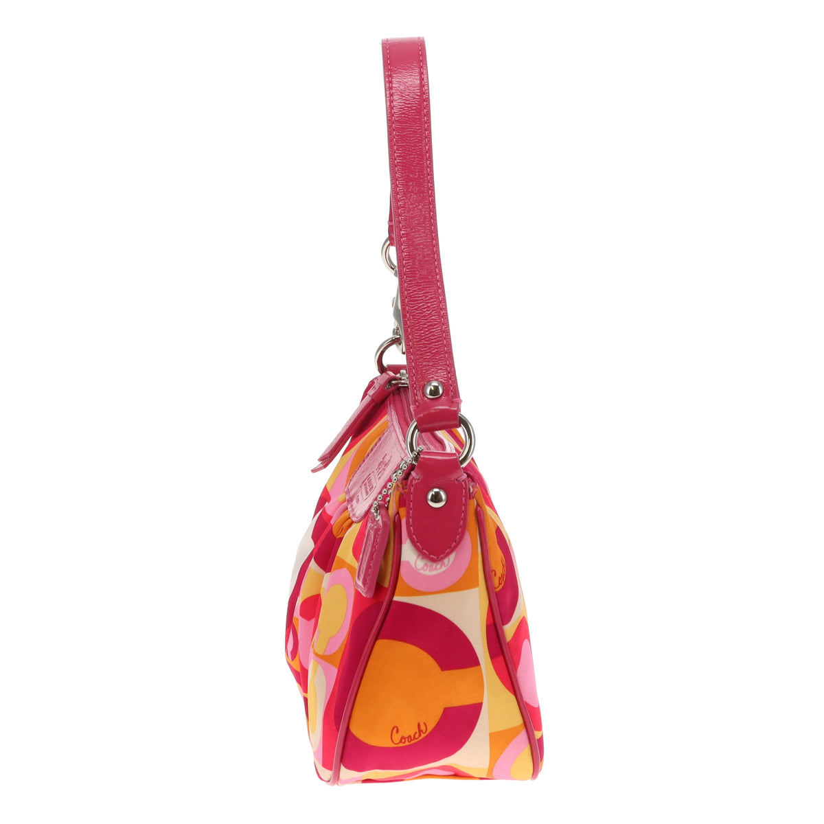 Coach Multicolour C Logo Small Shoulder Bag With Pouch