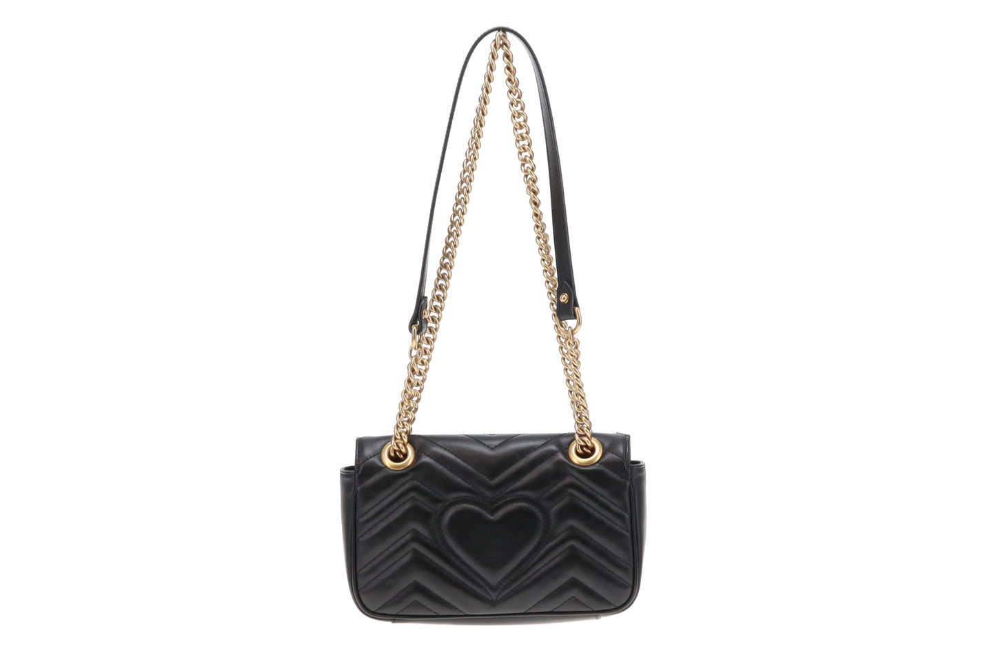 Gucci Marmont Flap Bag Mini Black GHW