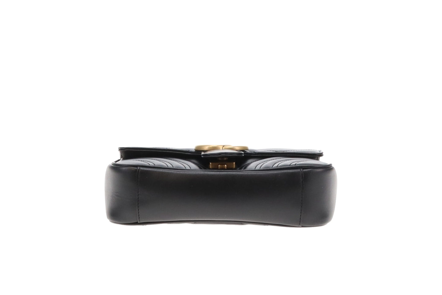 Gucci Marmont Flap Bag Mini Black GHW
