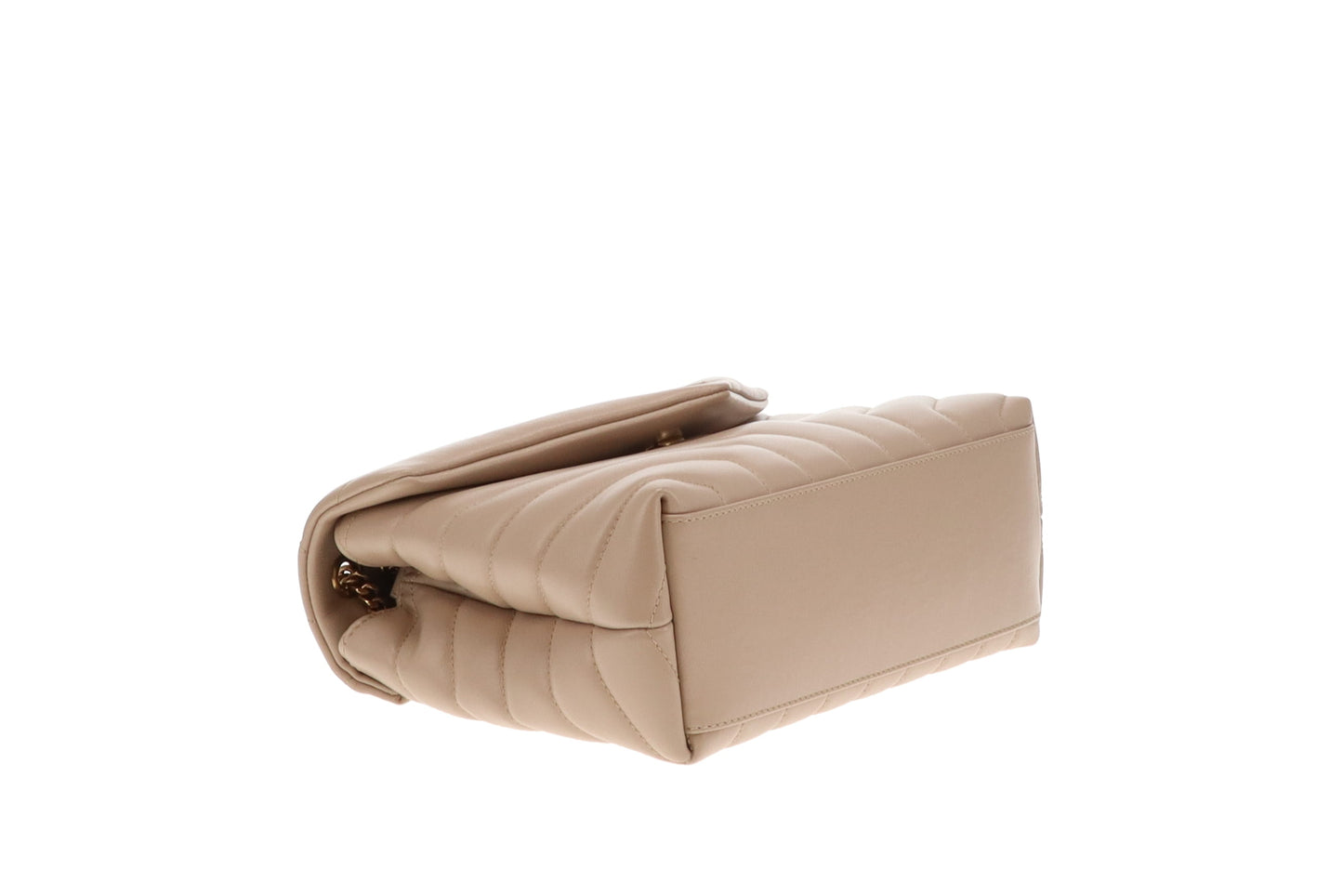 Saint Laurent Loulou Small Beige GHW 2021