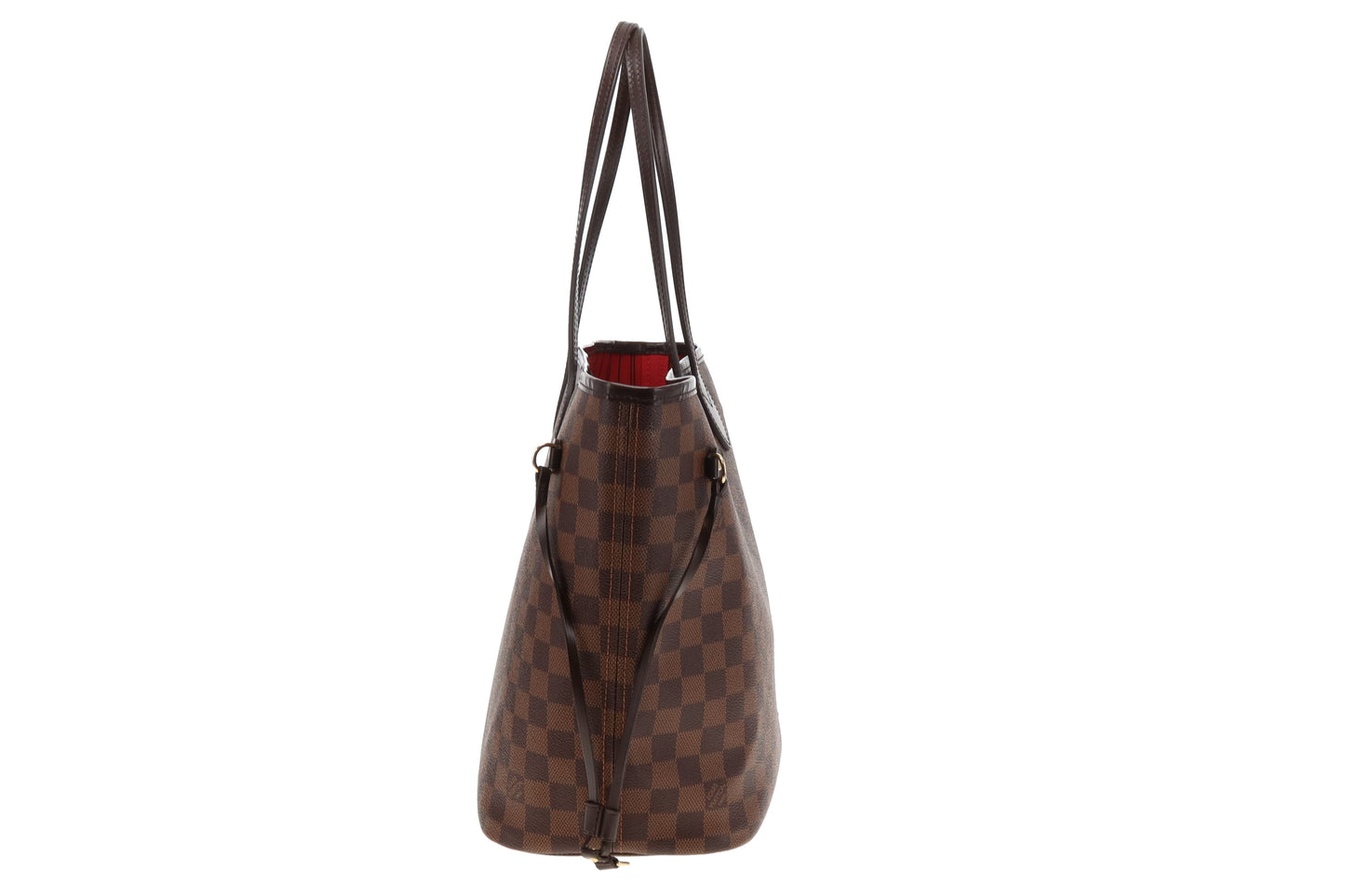 Louis Vuitton Neverfull MM with Pochette Classic Damier Ebene (NFID)