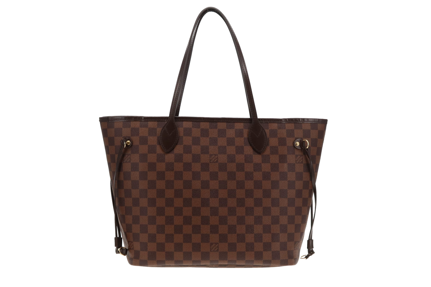 Louis Vuitton Neverfull MM with Pochette Classic Damier Ebene (NFID)