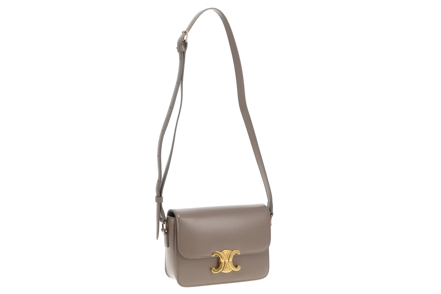Celine Triopmhe Teen Clay Smooth Leather GHW