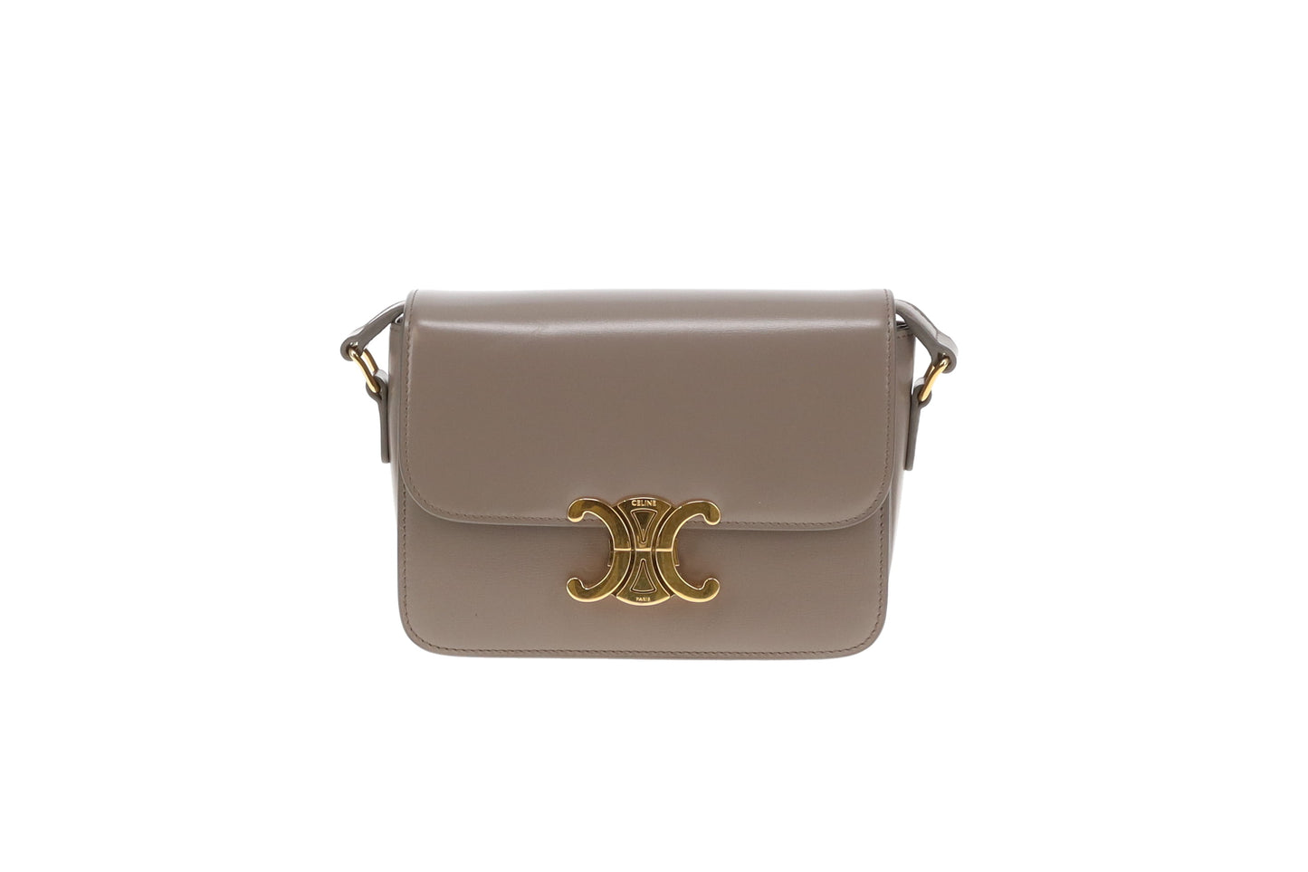 Celine Triopmhe Teen Clay Smooth Leather GHW