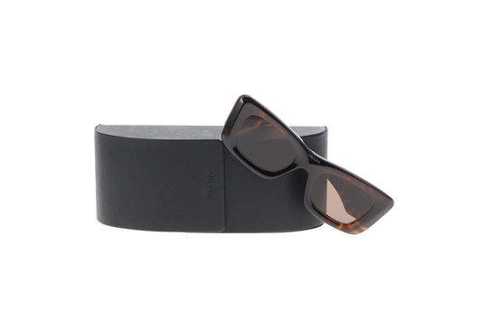Prada Cat Eye Sunglasses SPR 13Z Tortoise