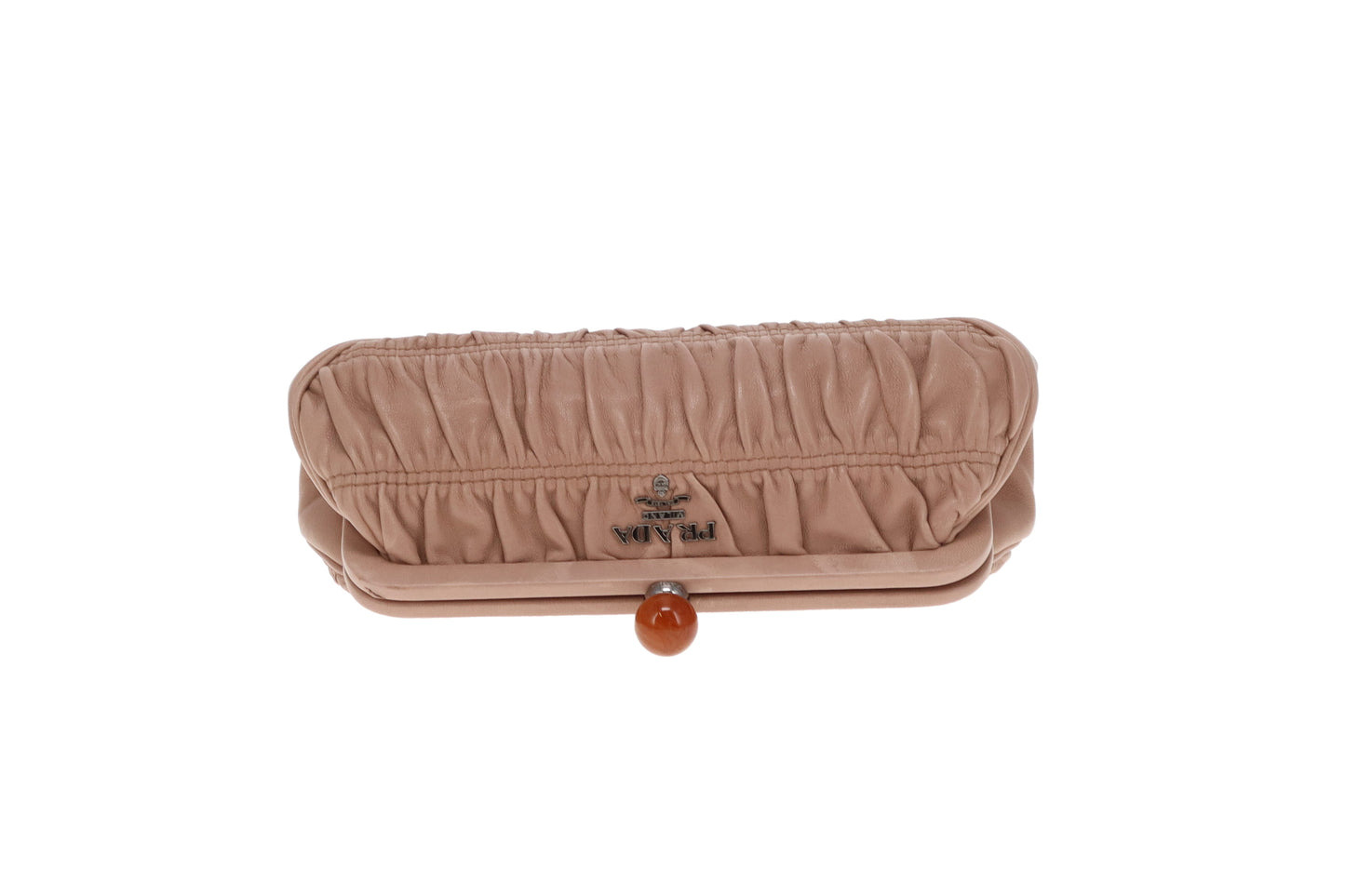 Prada Kisslock Mini Clutch Vintage Cammeo Gaufre