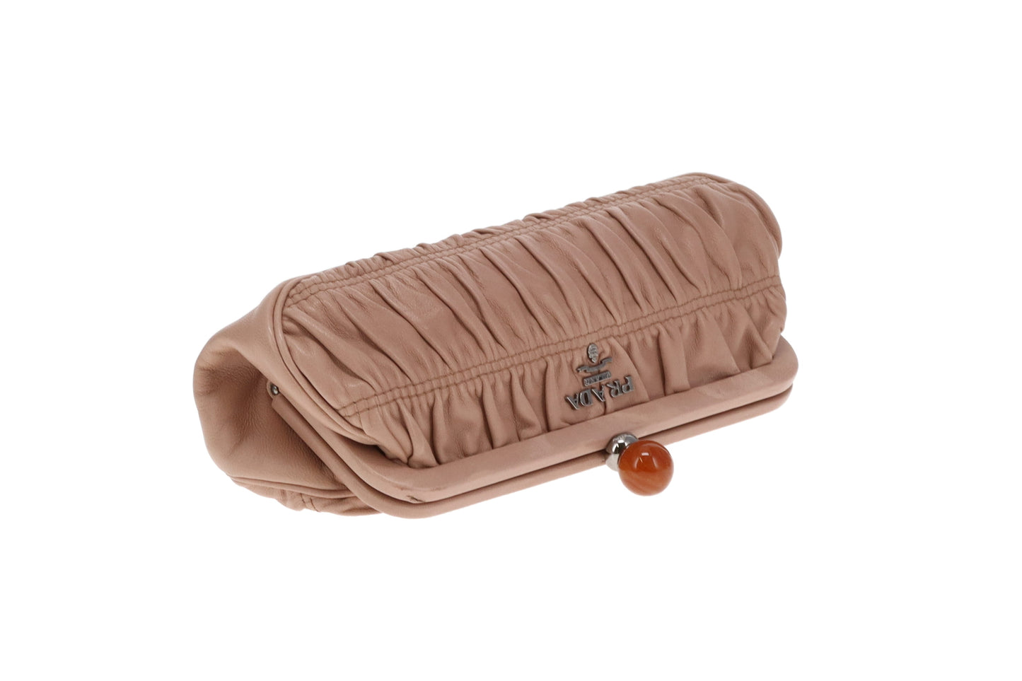 Prada Kisslock Mini Clutch Vintage Cammeo Gaufre