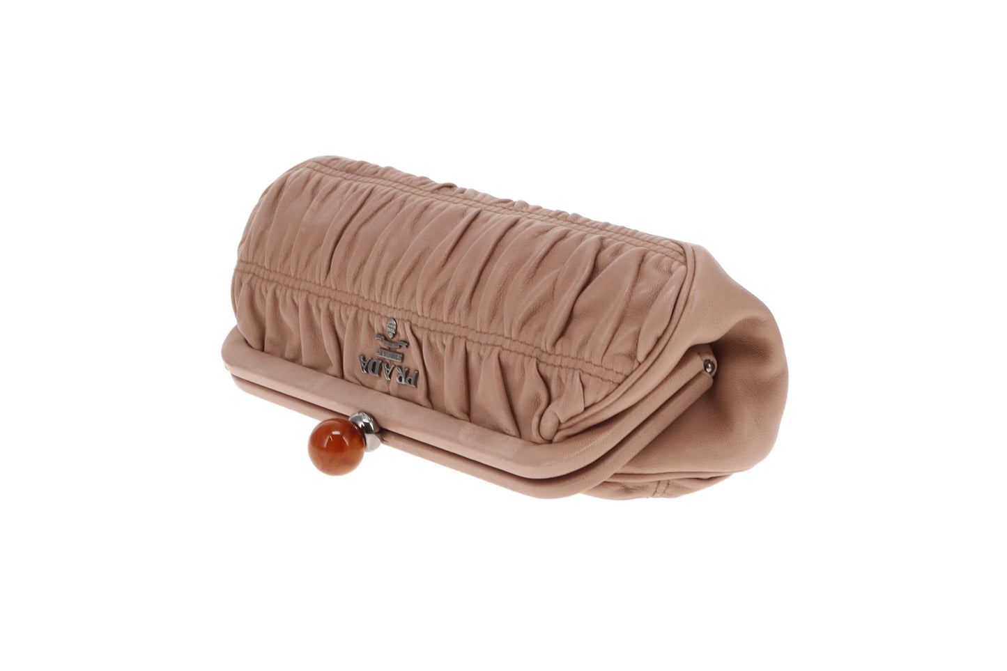 Prada Kisslock Mini Clutch Vintage Cammeo Gaufre