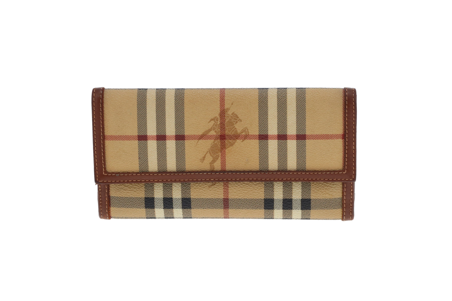 Burberry Long Wallet Check Vintage