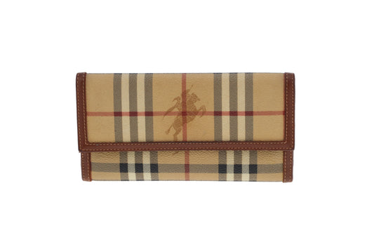 Burberry Long Wallet Check Vintage