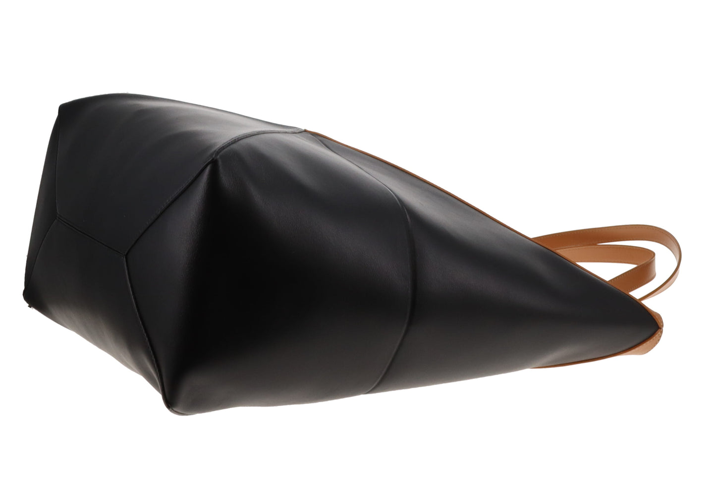 Loewe Puzzle Fold Tote In Warm Desert & Black