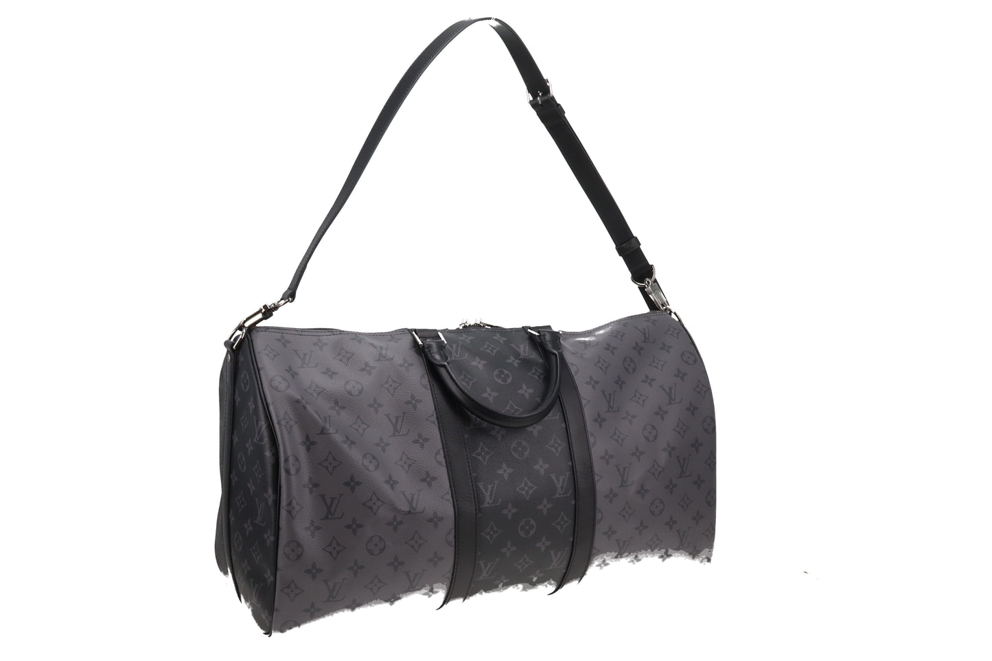 Louis Vuitton Keepall Bandouliere 50 Monogram Eclipse Reverse (NFID)