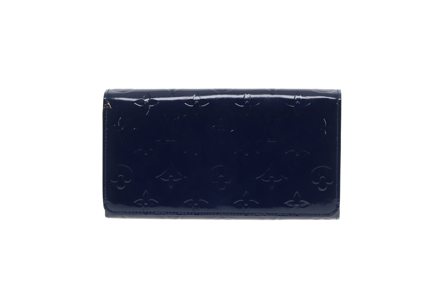 Louis Vuitton Chaine Wallet In Grand Bleu Vernis