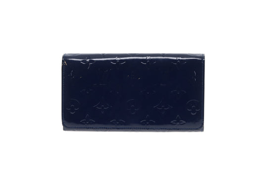 Louis Vuitton Chaine Wallet In Grand Bleu Vernis