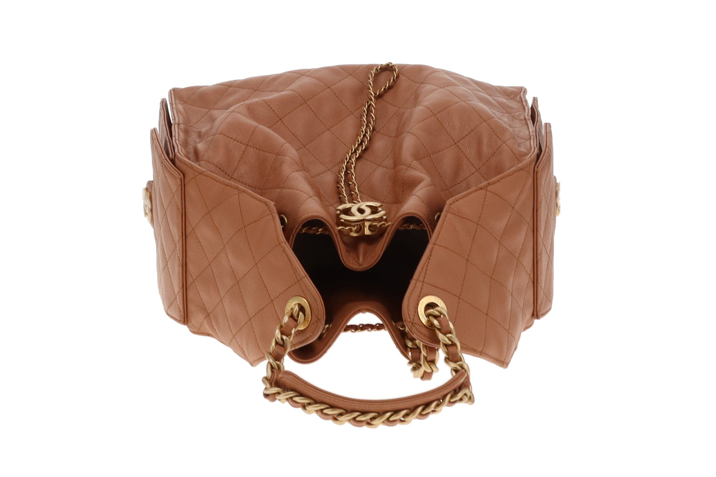 Chanel 25 Caramel Caviar GHW