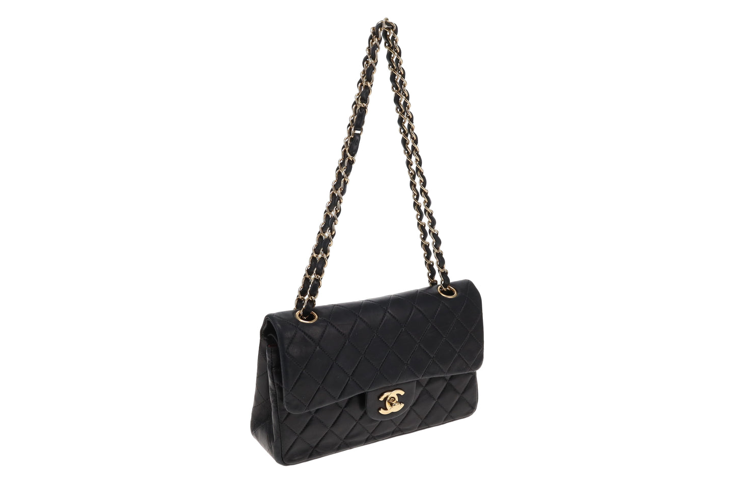 Chanel Classic Double Flap Small Black Lambskin GHW 2002/03