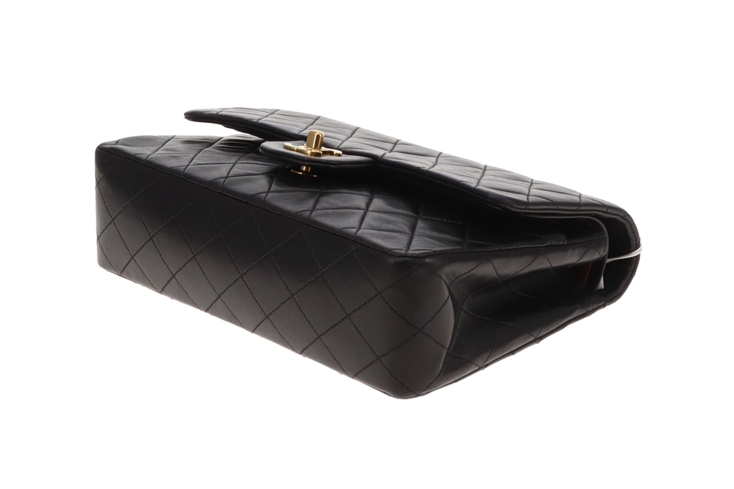 Chanel Classic Double Flap Medium Vintage Black Lambskin GHW 1994/96