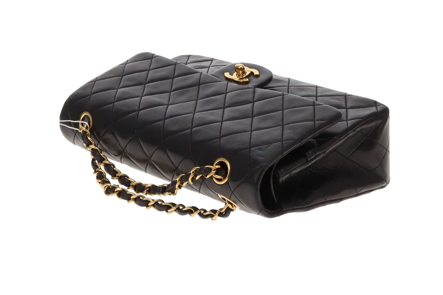 Chanel Classic Double Flap Medium Vintage Black Lambskin GHW 1994/96