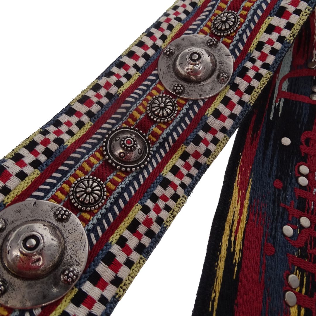 Dior Guitar Strap Embroidered Multicolour SHW