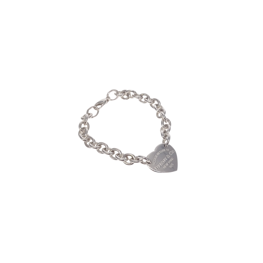 Tiffany & Co Heart Tag Return To Tiffany Chain Bracelet Sterling Silver