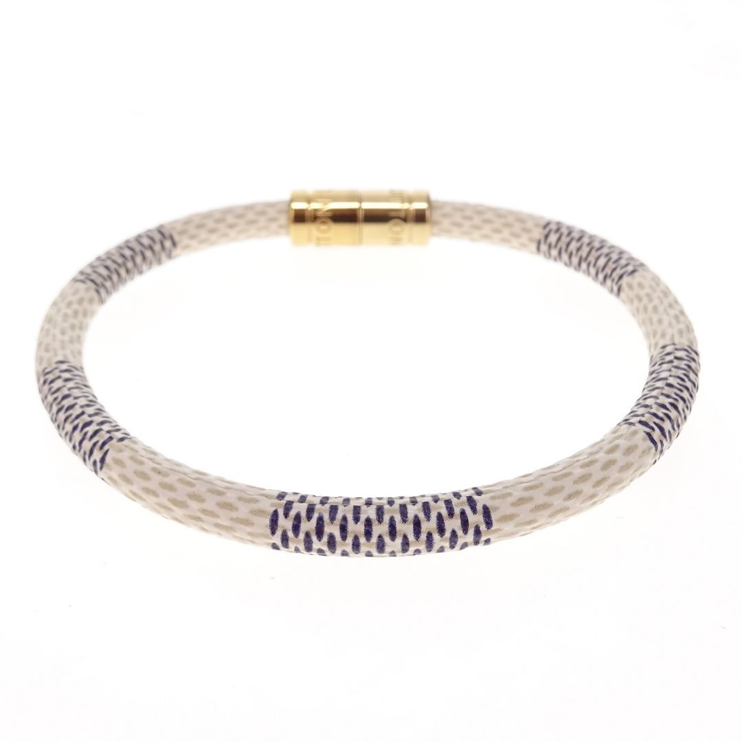 Louis Vuitton Keep It Bracelet In Damier Azur