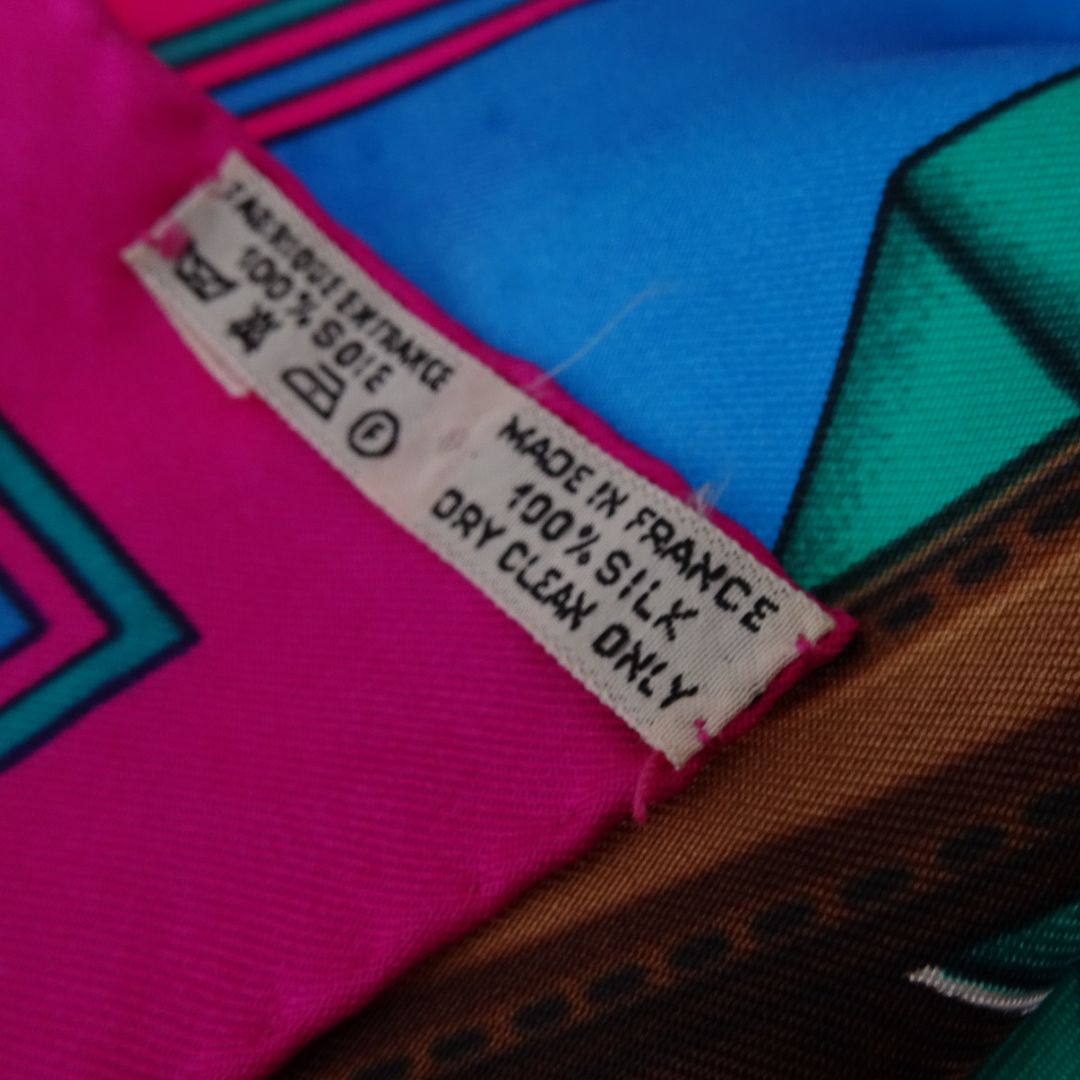 Hermes Les Sangles Scarf 90 100% Silk