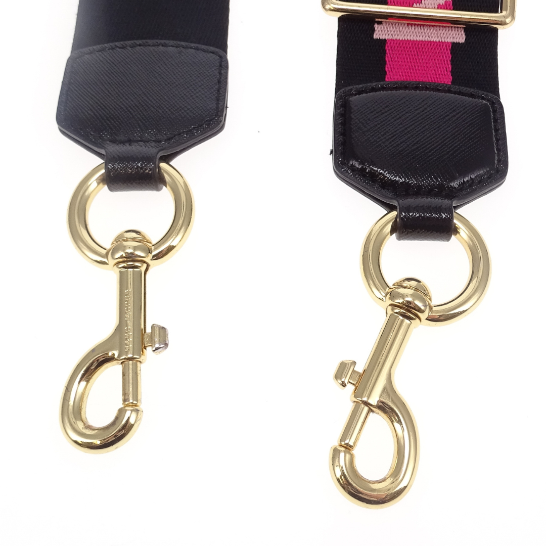 Marc Jacobs Logo Snapshot Strap Black/Pink