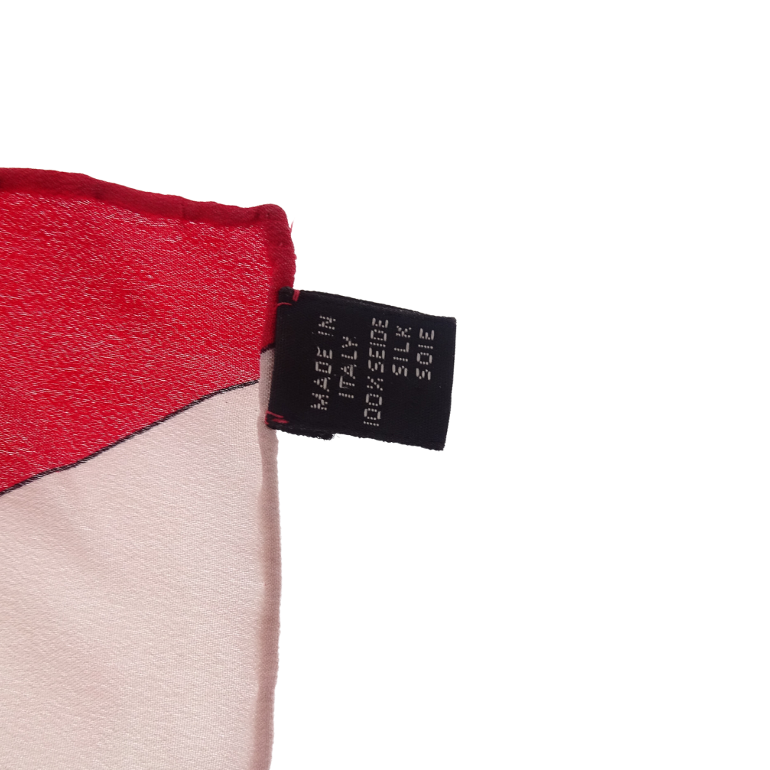 Loewe Vintage Parasol & Fruit Silk Scarf