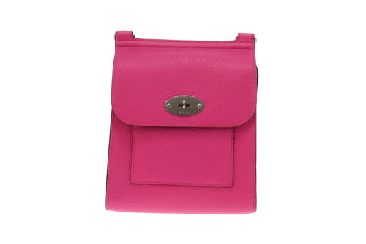 Mulberry Pink Heavy Grain Leather Small Antony