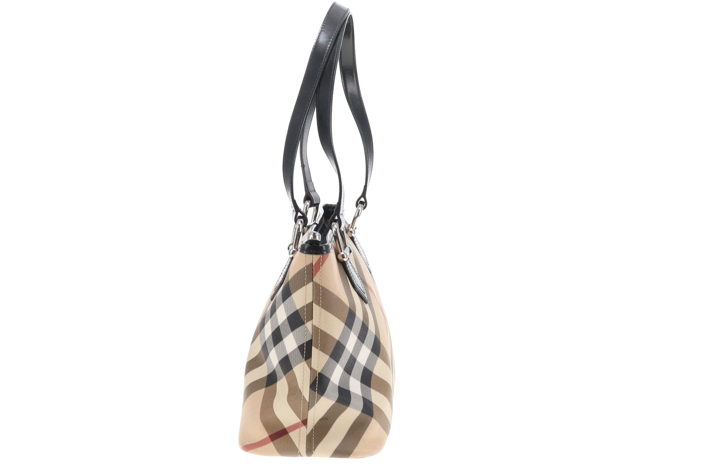 Burberry Nova Check Zipped Tote East West