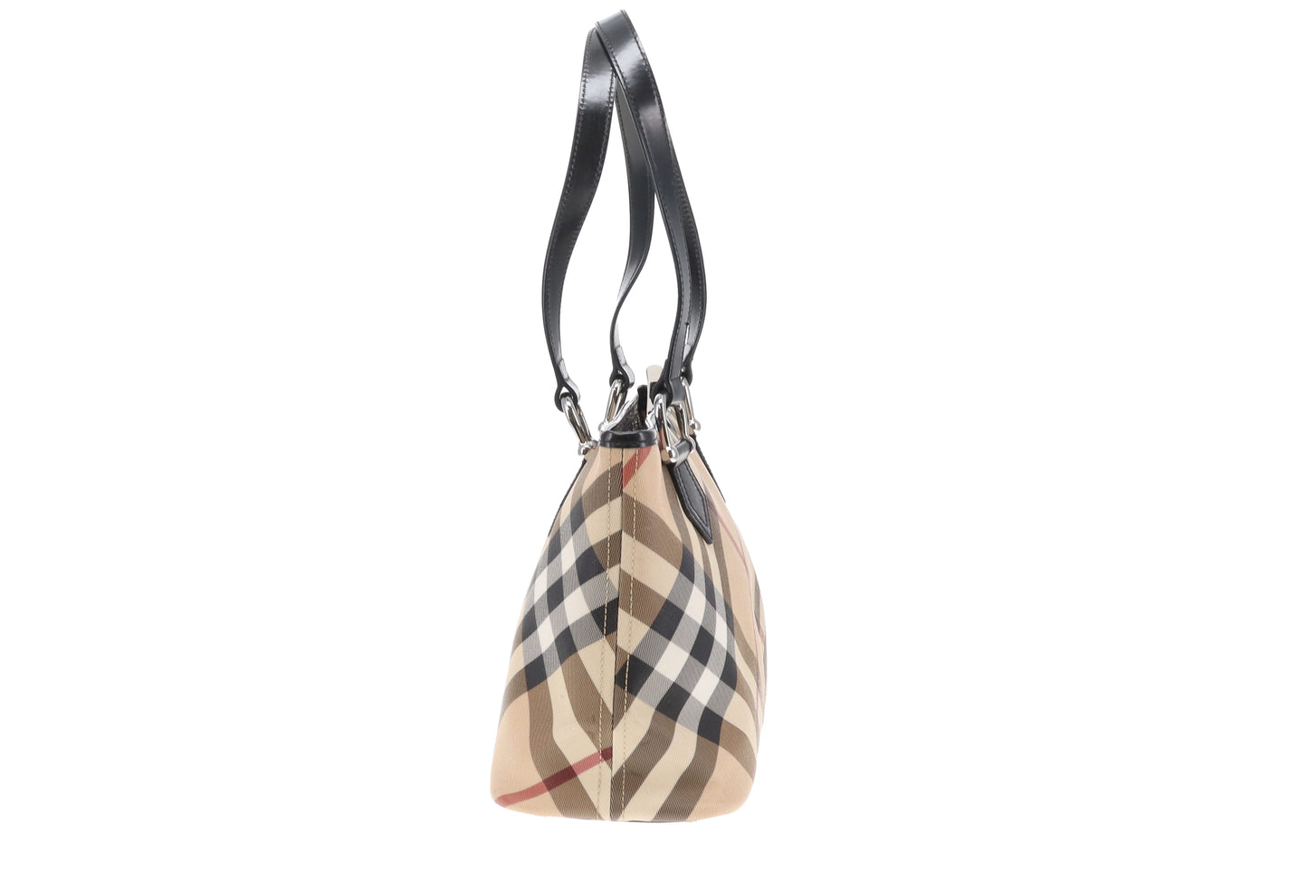 Burberry Nova Check Zipped Tote East West