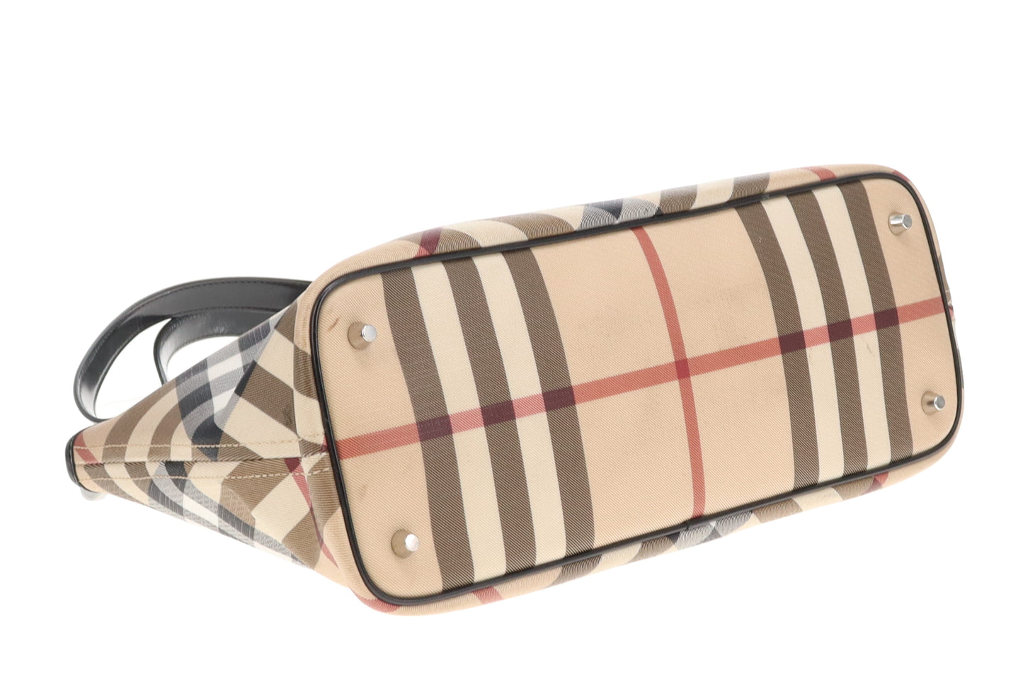 Burberry Nova Check Zipped Tote East West