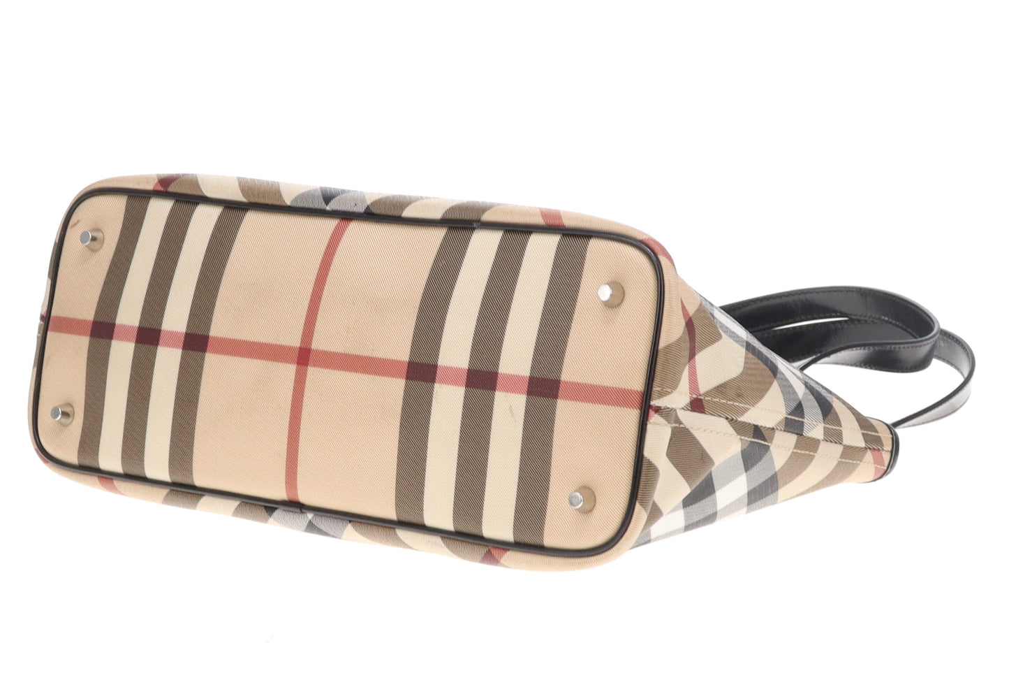 Burberry Nova Check Zipped Tote East West