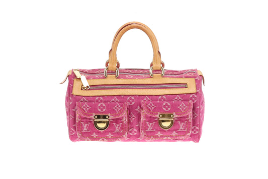 Louis Vuitton Neo Speedy Pink Denim SP0056 (2006)
