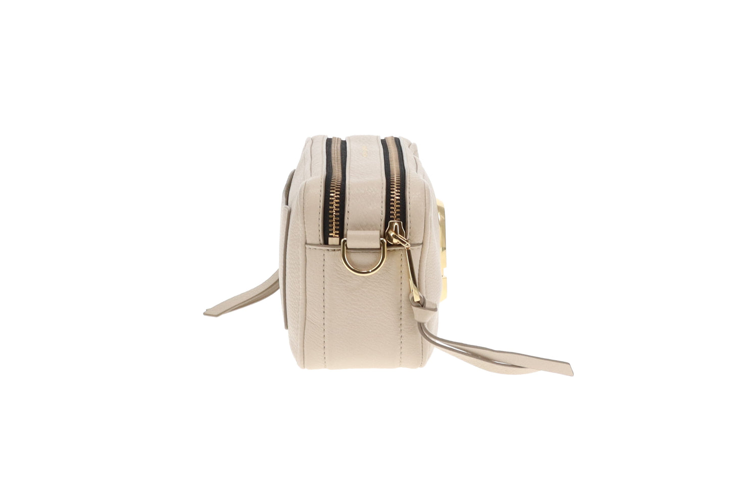 Marc Jacobs Softshot Cream Leather GHW