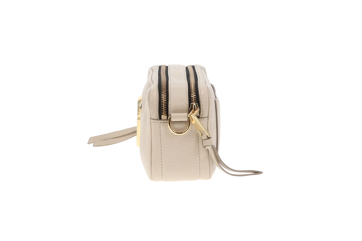 Marc Jacobs Softshot Cream Leather GHW